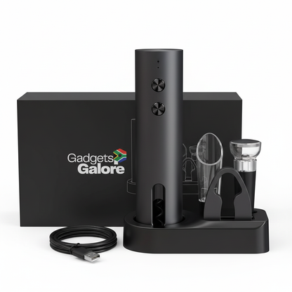 Electric Wine Opener Set - Exact Match with Gadgets Galore Packaging